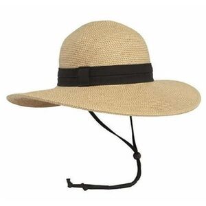 Solar Escape UV Grasslands Hat UPF 50+ Cream Adjustable Strap Moisture Wicking